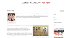 Desktop Screenshot of davidmunrow.org