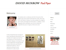 Tablet Screenshot of davidmunrow.org